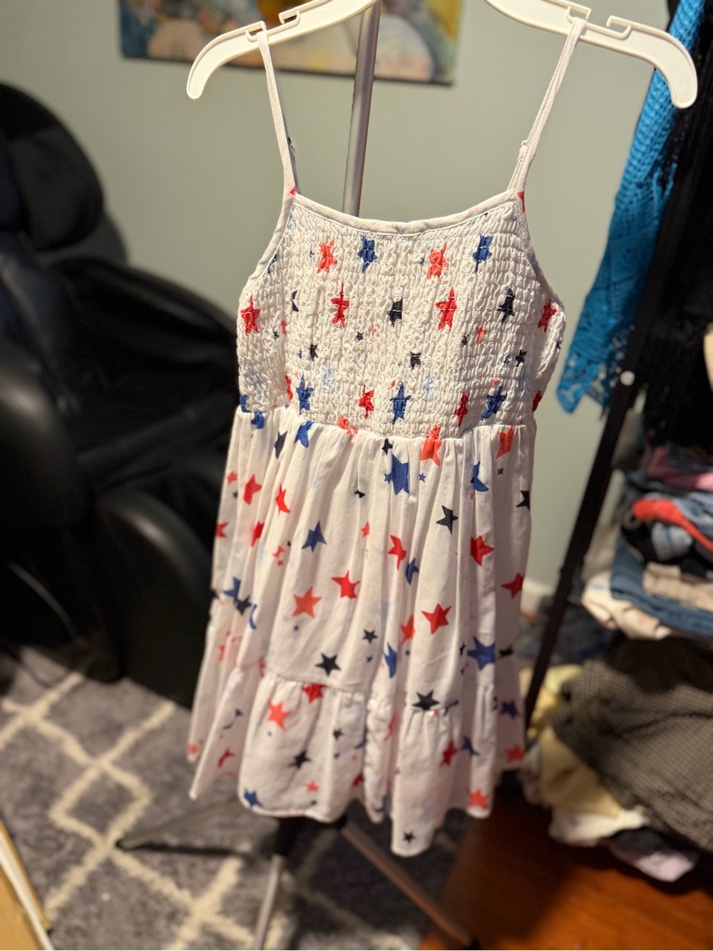 Cat & Jack 4th of July kids dress large 10/12 never worn